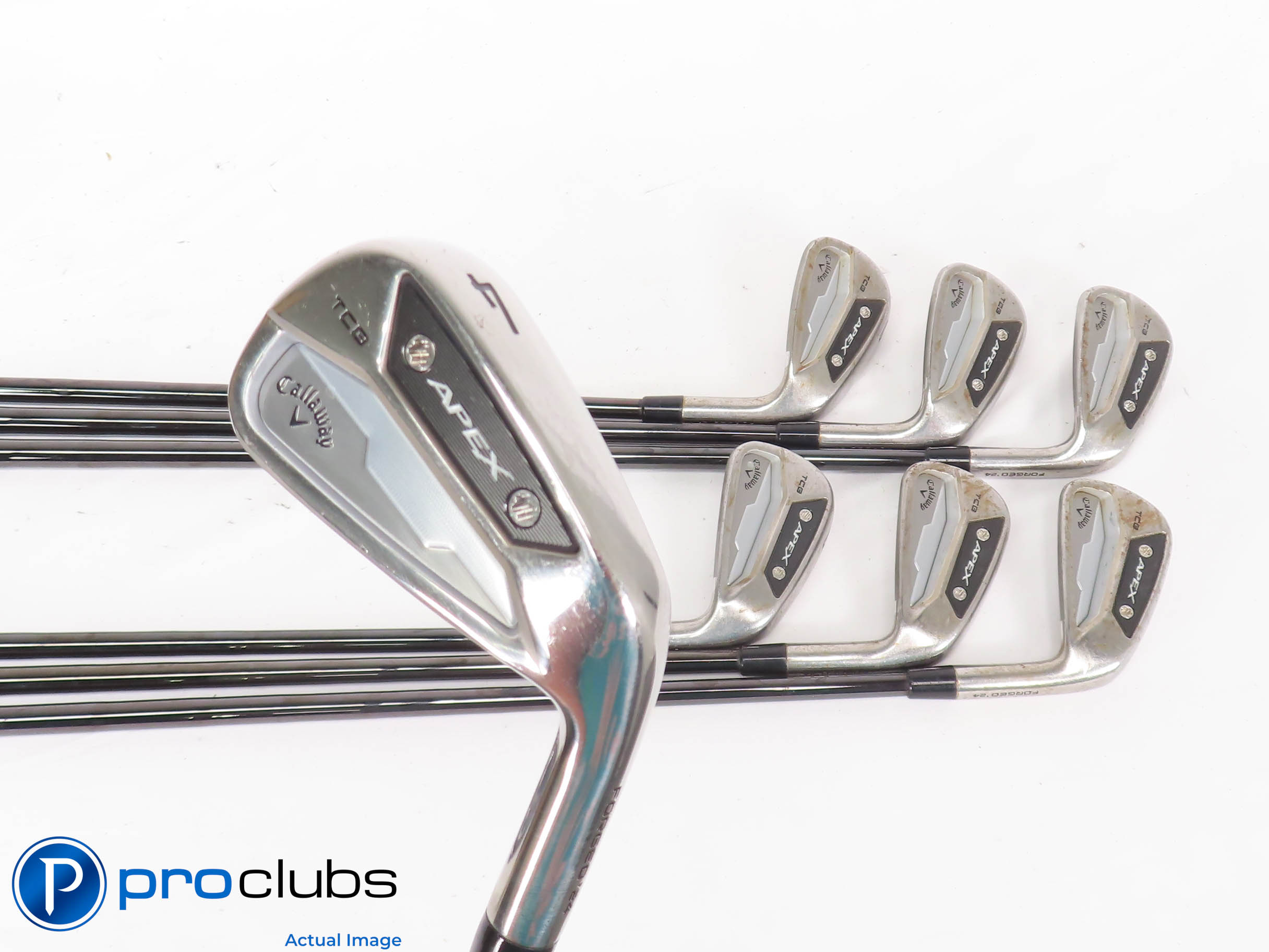 Tour Issue Callaway '24 APEX TCB RAW 4-PW IRON SET -KBS $Taper